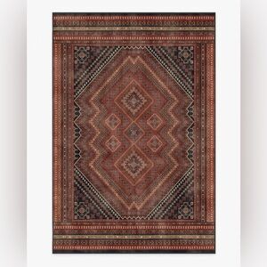 Ruggable Kaden Amber Red Rug